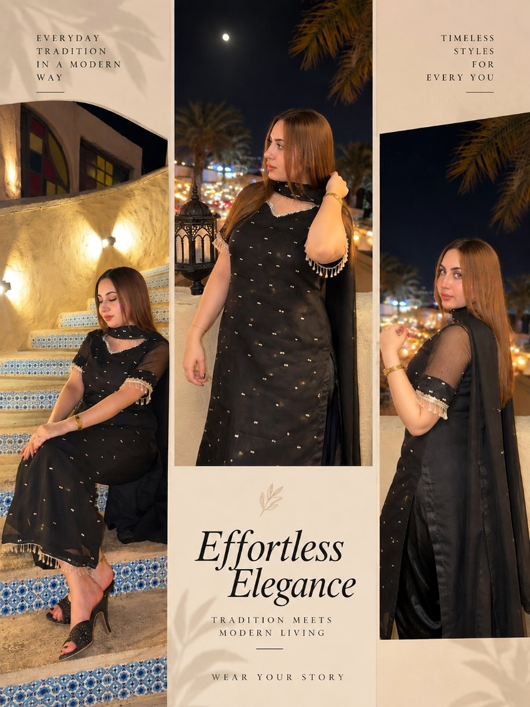 Noor-e-Jahan three-piece stitched — Effortless Elegance